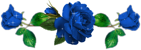 Rose bleue animée - 3